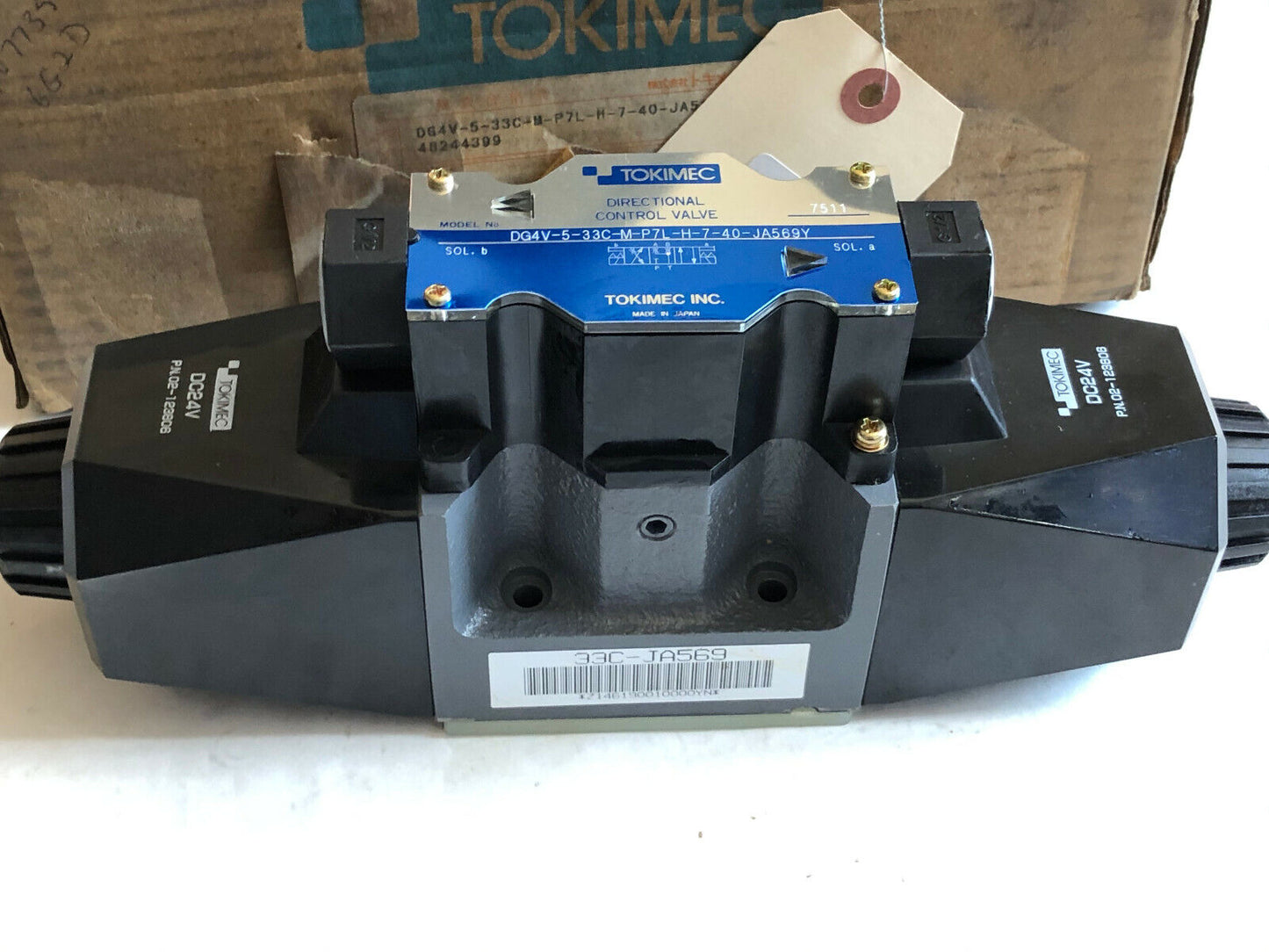 New Tokimec Dg4v-5-33C-M-P7l-H-7-40-Ja569y Directional Control Valve,Ae