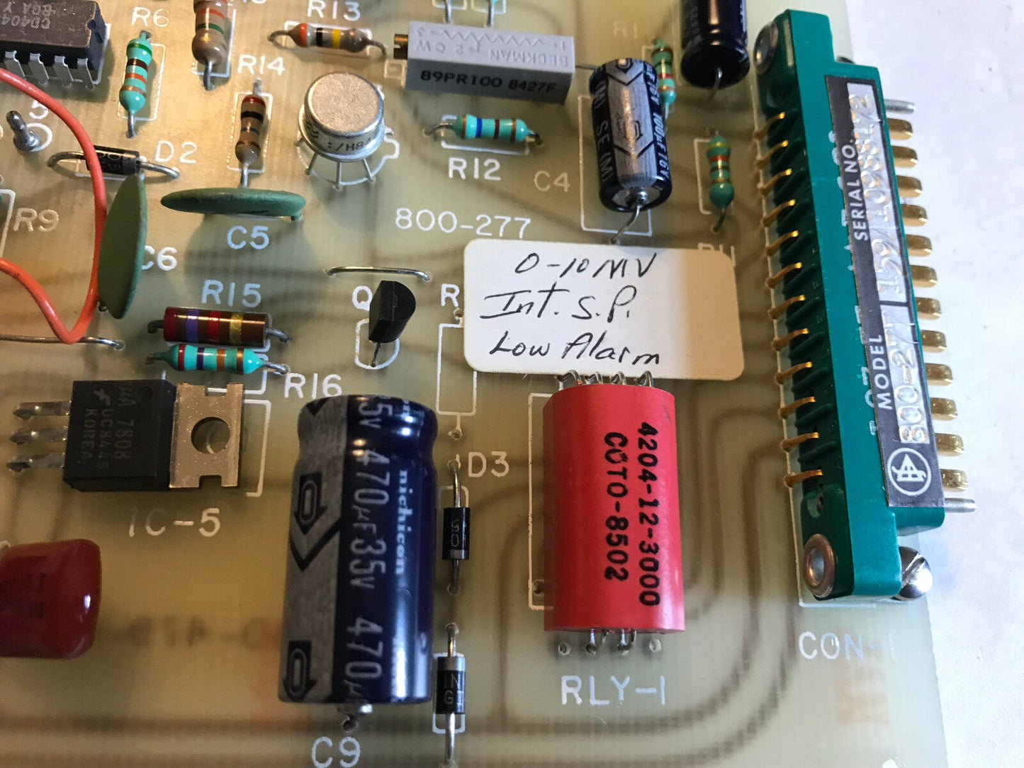 Ecs 800-226,601-831,High Alarm 800-226 Pc High-Low Alarm Card Pcb,Ad