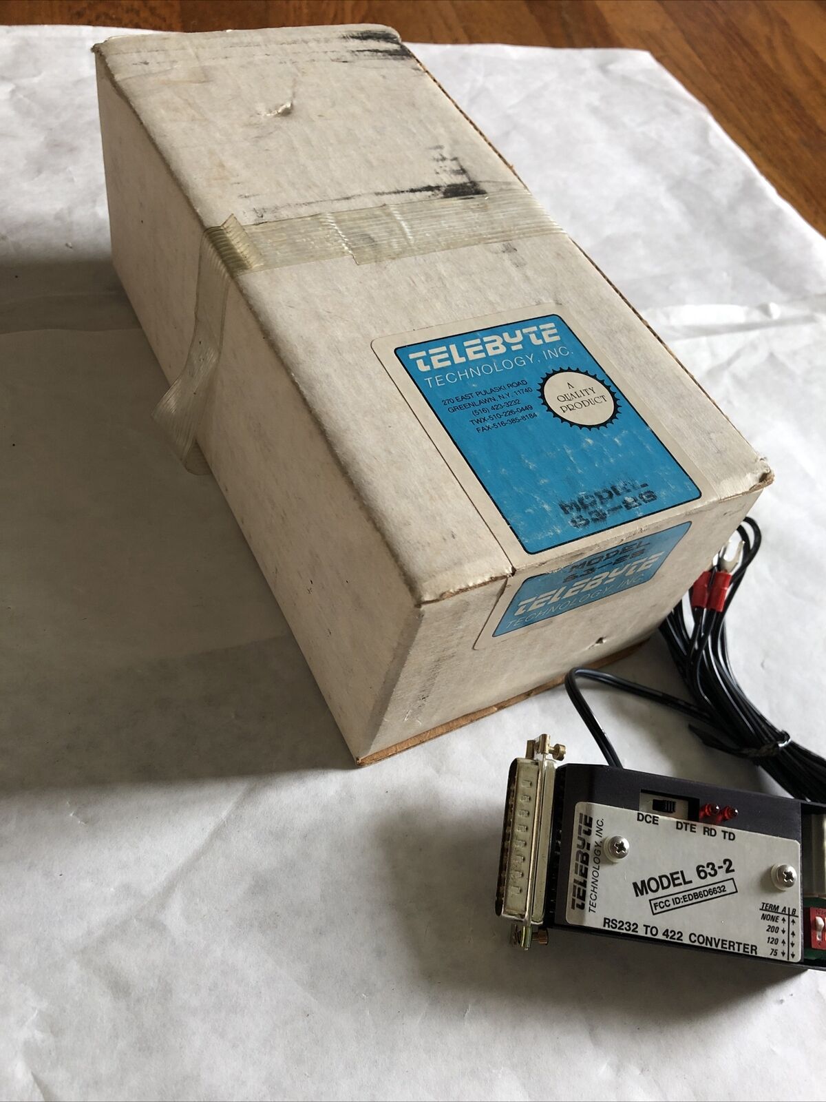 New Telebyte 63-2, 63-2S Rs232 To 422 Converters,Ct