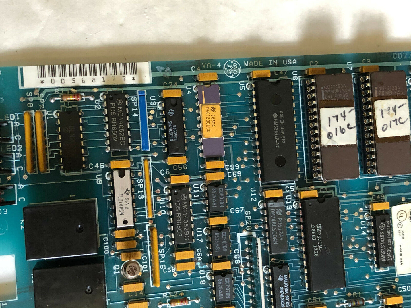 Ge Fanuc Ic600yb917c,44A723622-001 R02/2 Control Module 44A7177595-G01,Sac63,Cf
