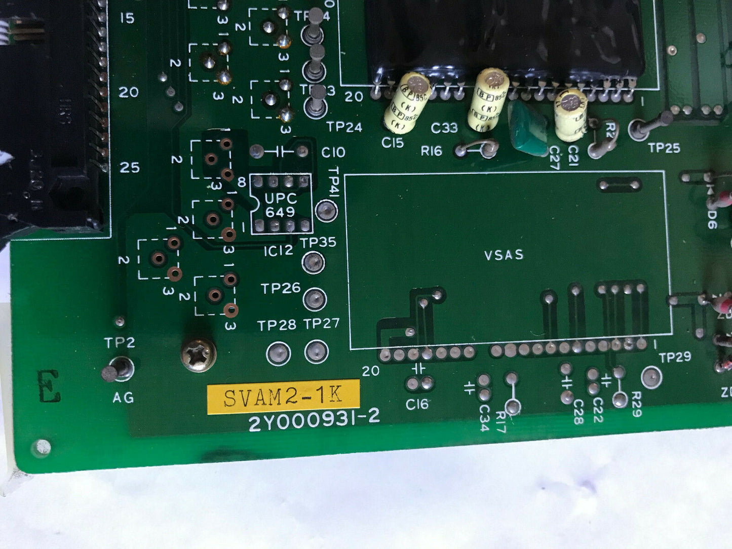 Ge Svam Ii Servo Amplifier Board 2Y000931-2,2Y00093i-2,Tc