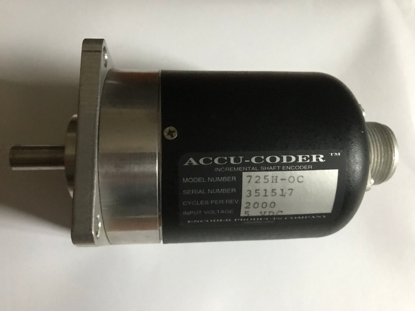 Accu Coder 725H-Oc 725H-0C,5 Vdc Incremental Shaft Encoder,Accu-Coder 725Hoc,Su