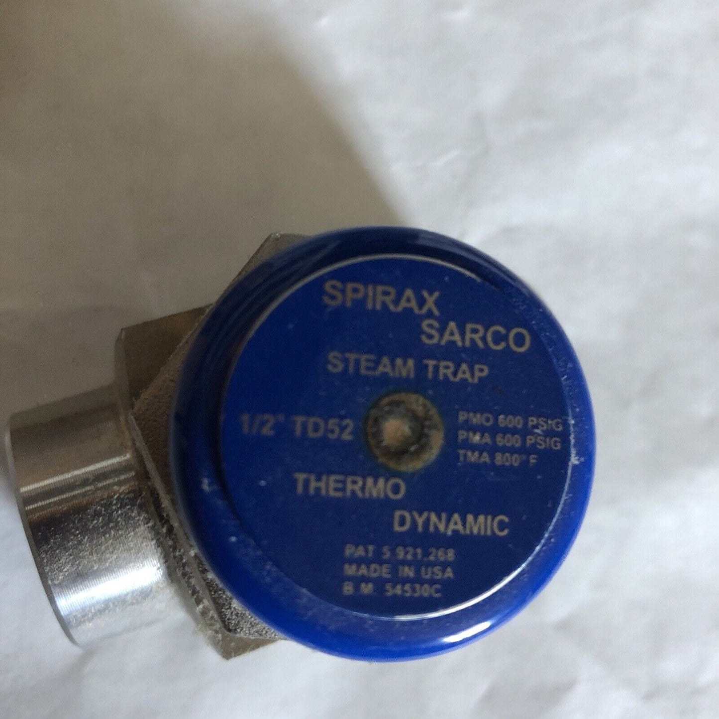 New 1/2" Td52 Spirax Sarco B.M. 54530C Steam Trap Cool Blue Thermo Dynamic,Bu