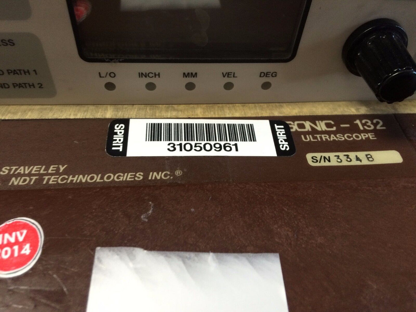 Staveley Sonic-132 Ultrascope, Sonic 132D,Ndt Thickness Gage,Be