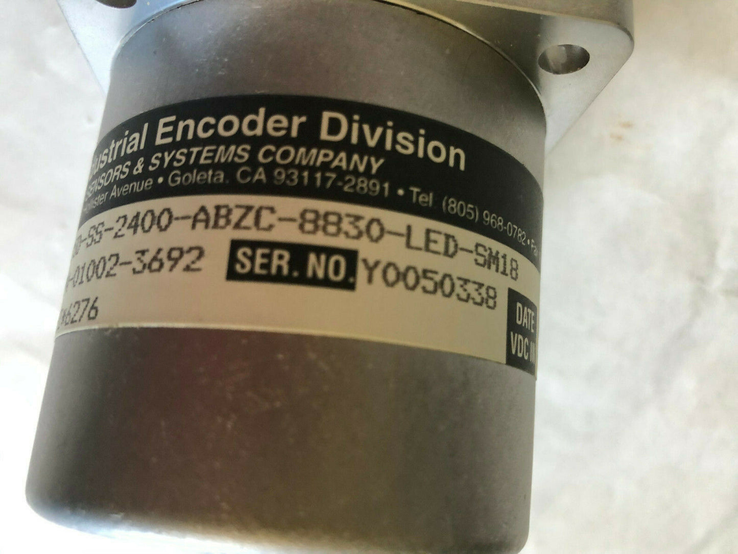 New Bei H25d-Ss-2400-Abzc-8830-Led-Sm18,924-01002-3692 Industrial Encoder,Ew