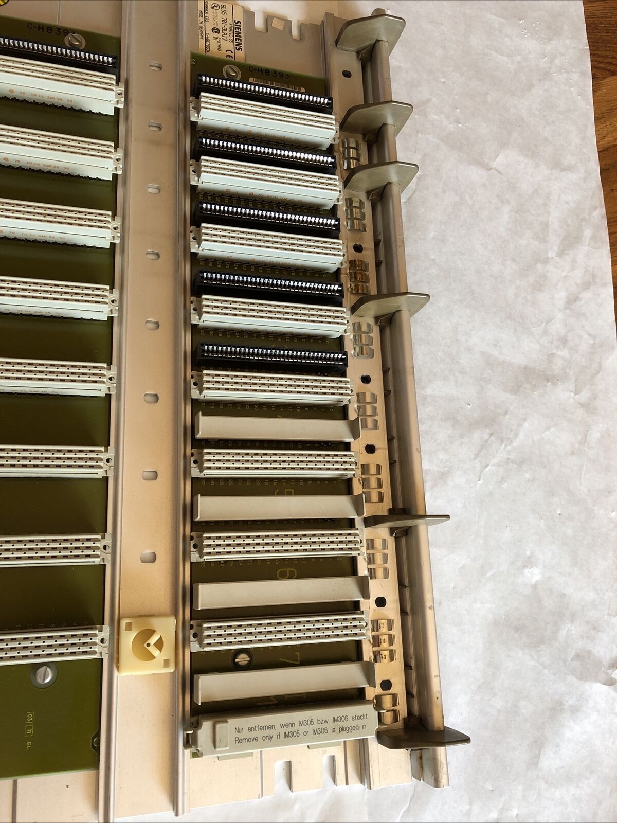 Siemens 6Es5 701-3La13 Rack Xpansion S5-115F 8Slot,Simatic S5 ,Br
