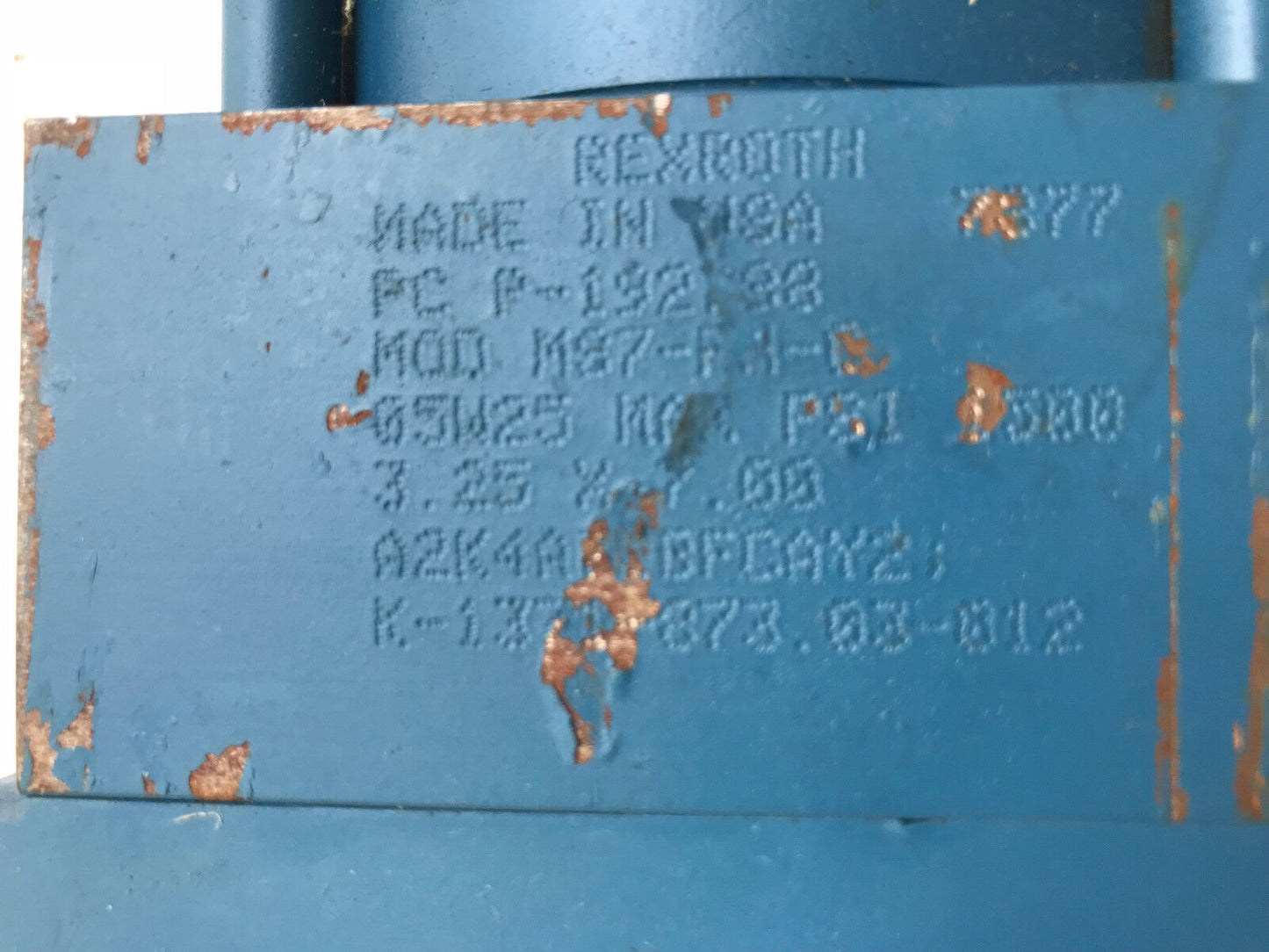 Rexroth Ms7-Ph-C,Iso9000/Qs9000 Hydraulic Cylinder Ms7-Fa-C 7377 Pc P-192738,Tg