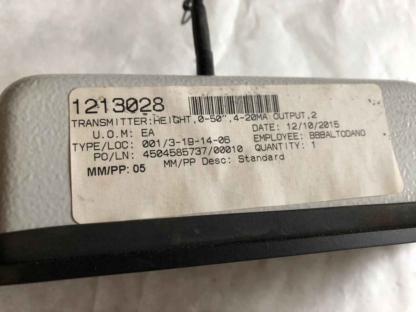 New Measurement Specialties Pt420-0050-111-11X0-631738C Position Controller,En