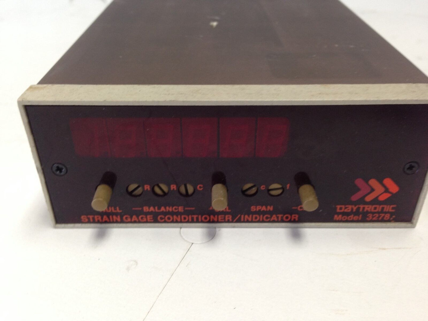Daytronic 3278 Strain Gage Conditioner/Indicators,12 Vdc,Dk
