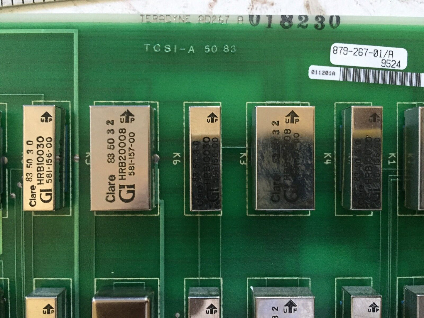 Teradyne Ad267,Tcsi-A 50 83,879-267-01/A Multiplex Control Board ,Fb