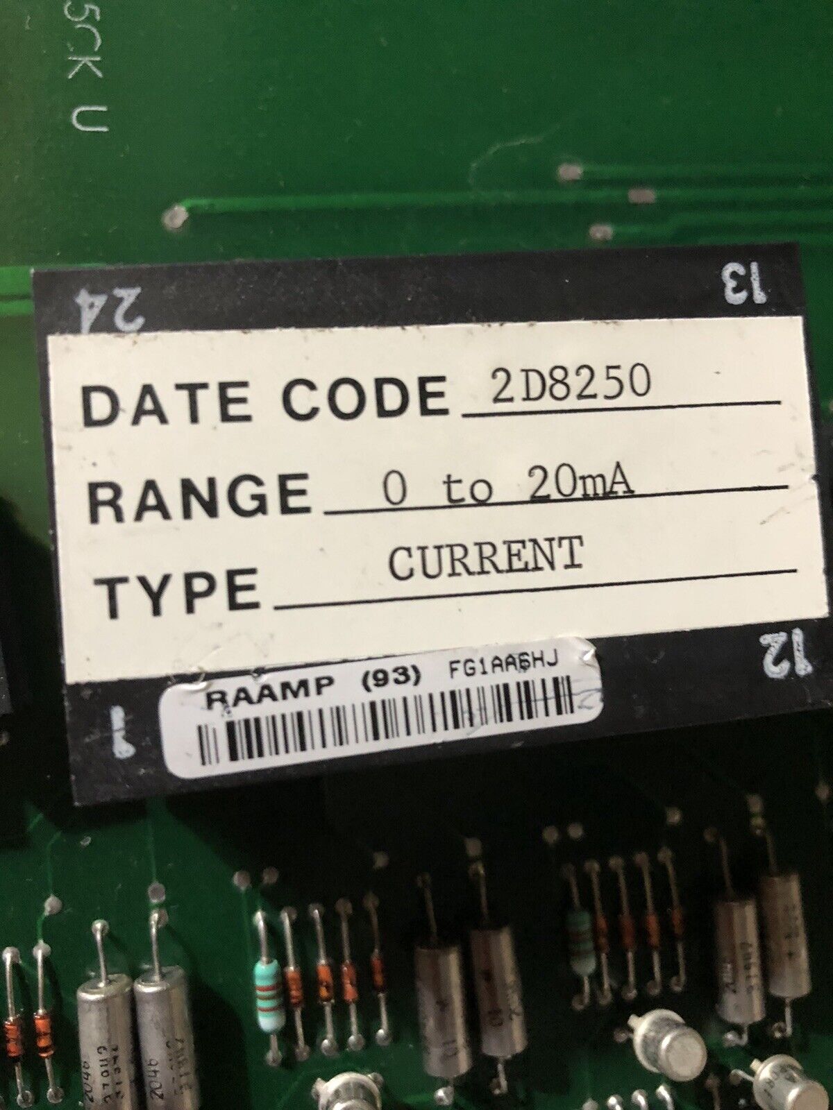 Foxboro 3A8 I2d1 Ma /D Converter Circuit Board A2045ck U,2D8250,Tl