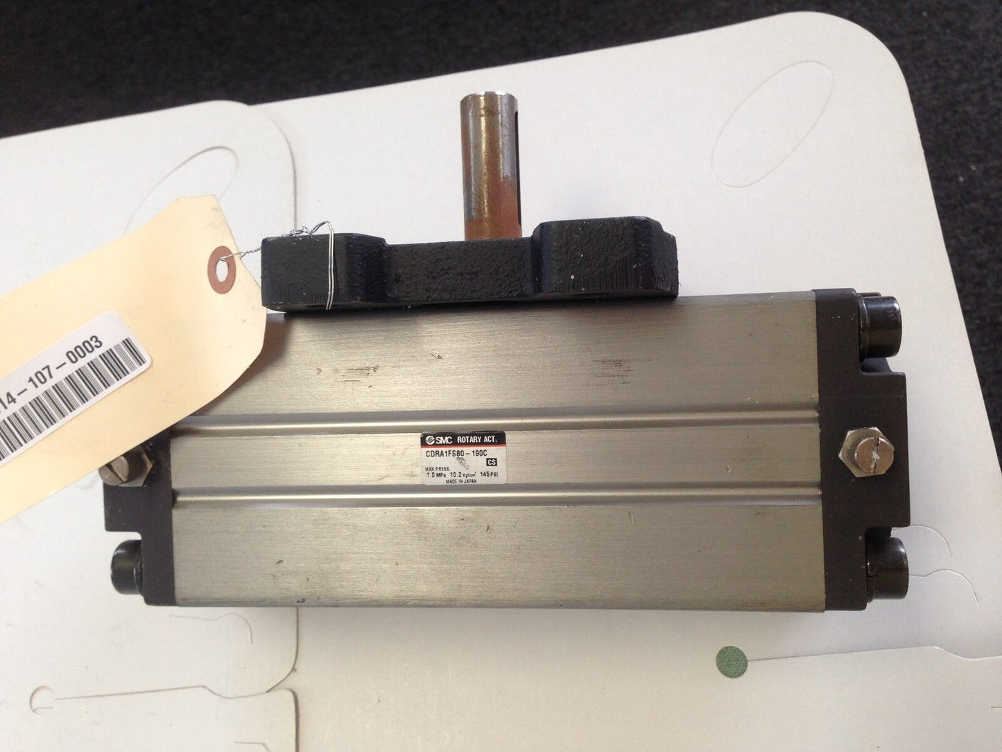 New Smc Cdra1fs80-190C Pneumatic Rotary Actuator,190* Rotation,Fc