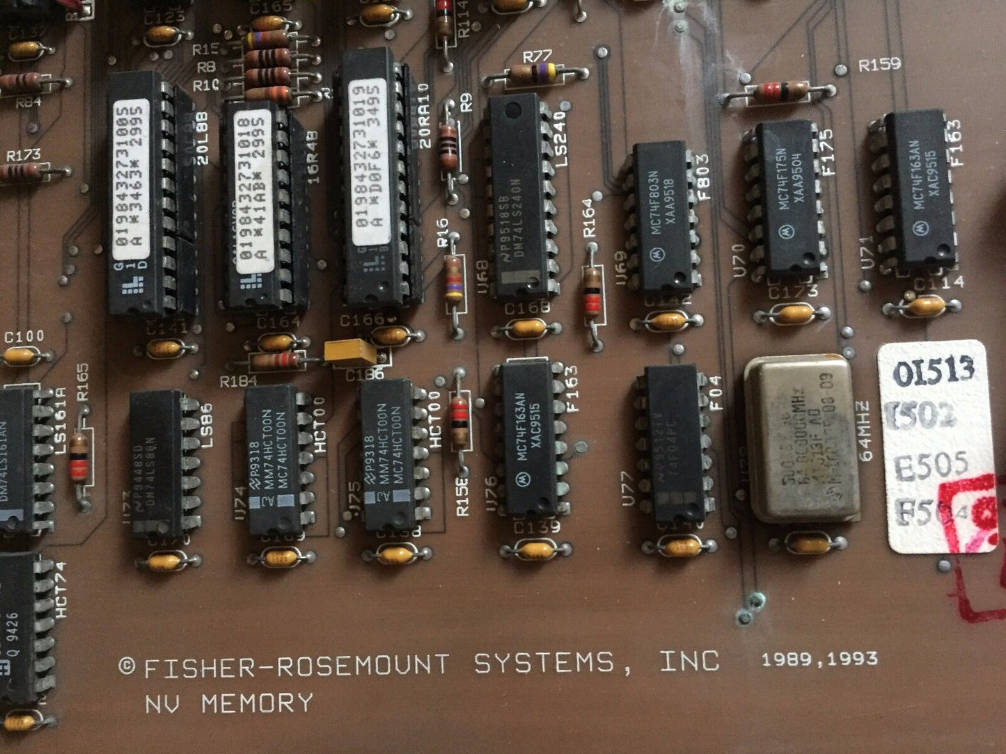 Fisher-Rosemount 01984-2347-0021 Nv Memory Card, 01984-2347-0011,Cu