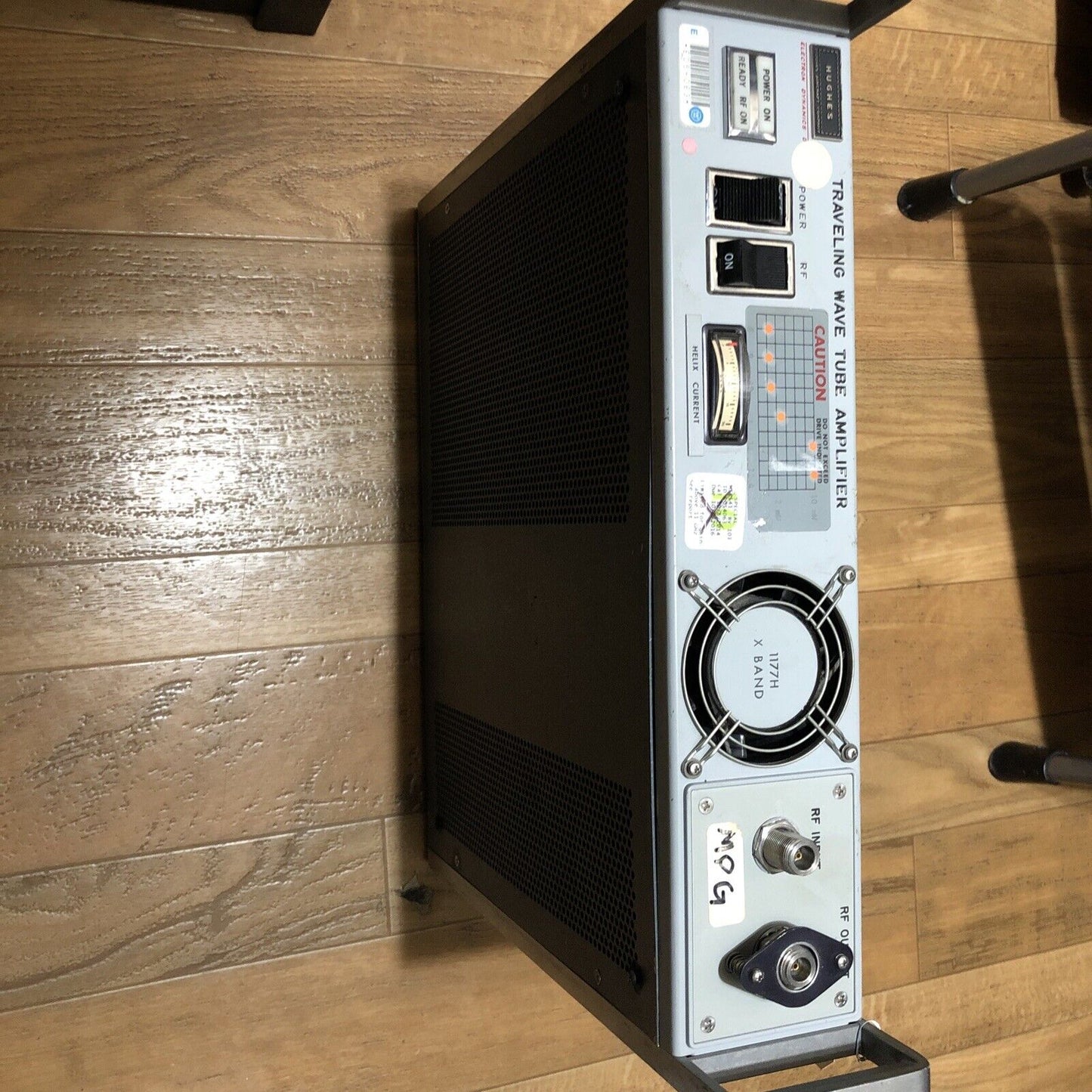 Hughes 1177H03f000 Traveling Wave Tube Amplifier 1177,8.0-12.4 Ghz At 10,120V,Bg