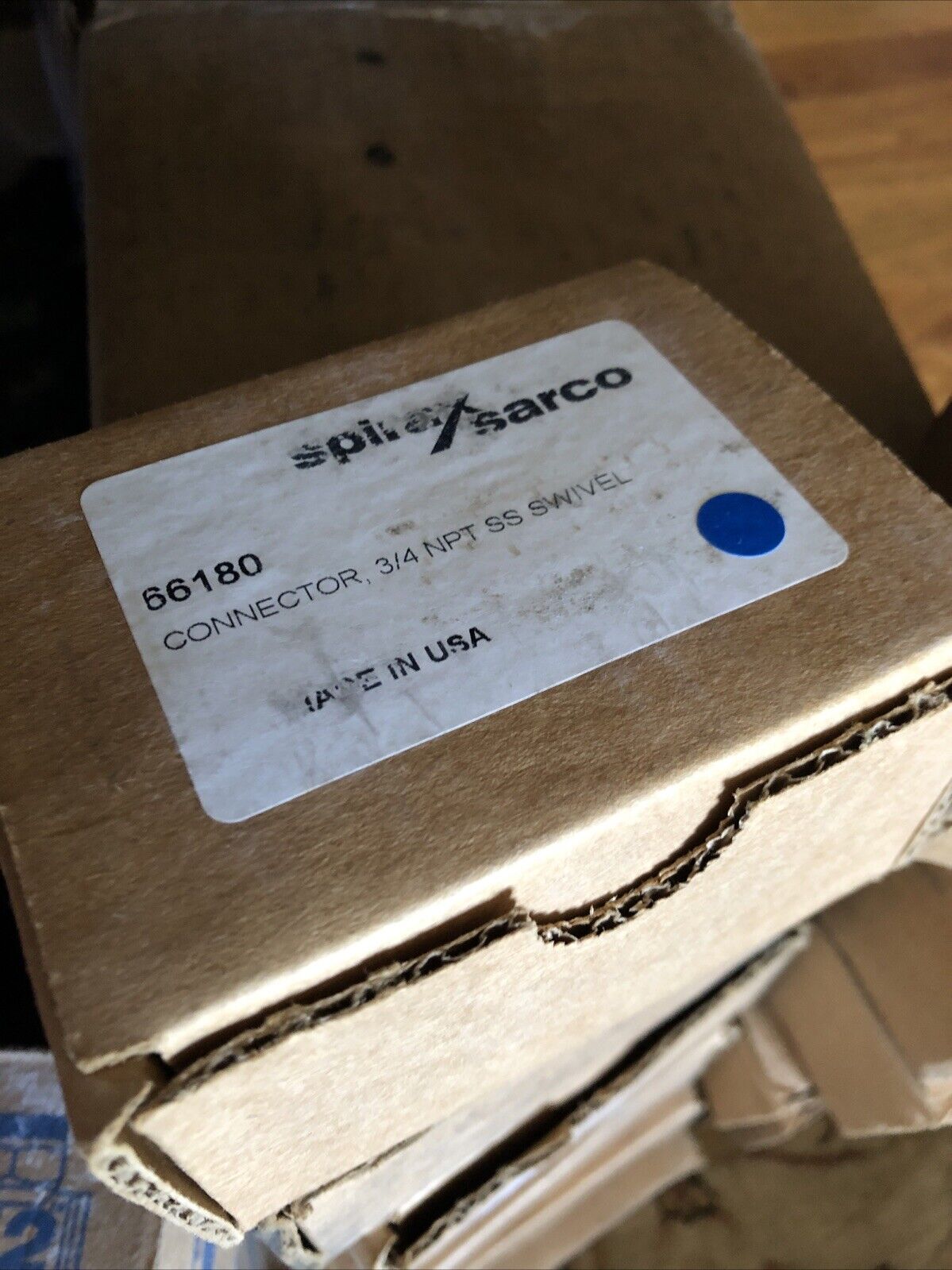 Spirax Sarco 3/4 Npt,A351 Cf8, Utd52l Ss Swivel Connector,Spirax 66180,Sv,Am