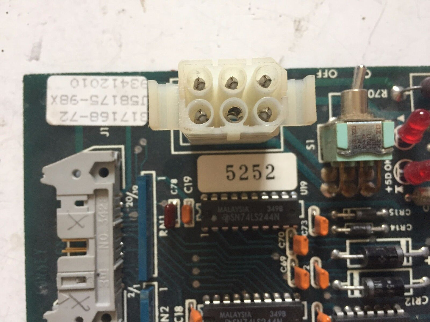 Forney 317168-72 Pc Board 31716872 Board,Cs