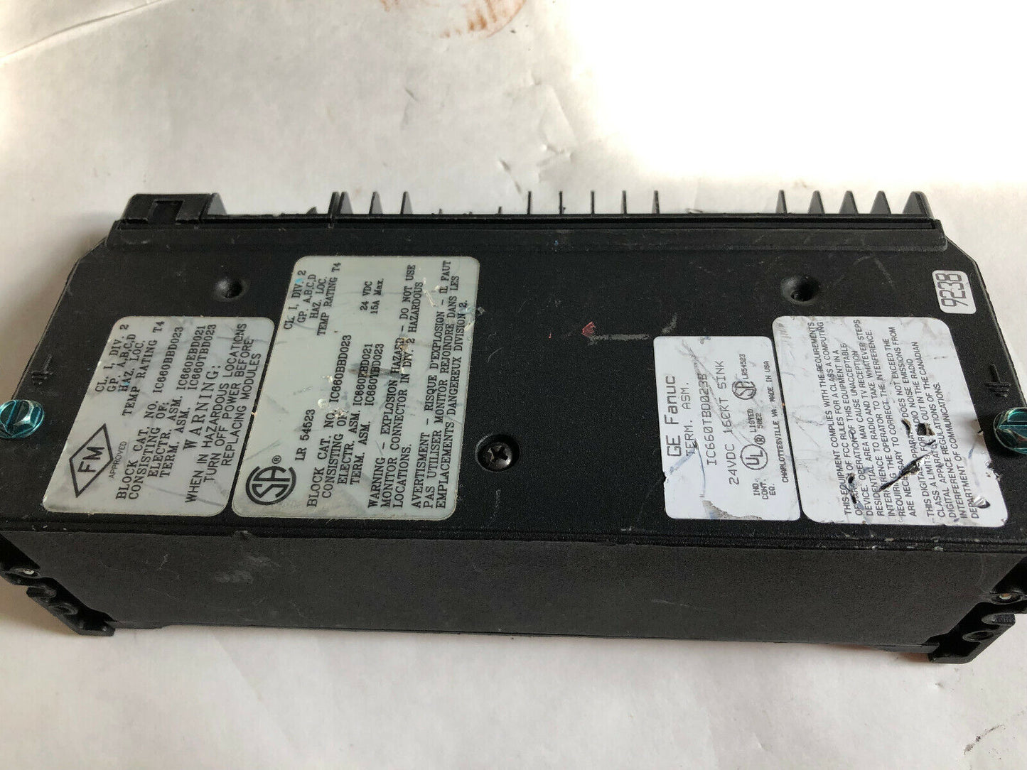 Ge Fanuc Ic660bbd023 Block 24Vdc Sink I/O 16 Circuits,2/3 Wire Sensor C,Sk