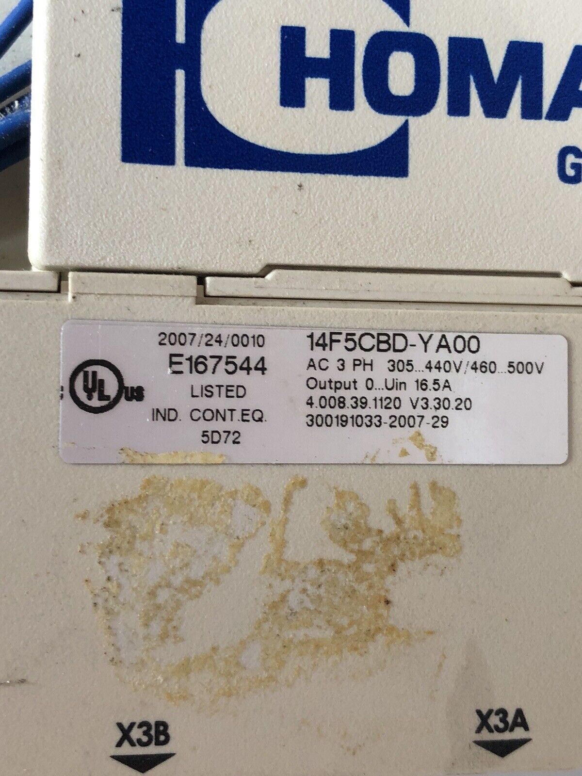 Homag 14F5cbd-Ya00 Combivert Keb 14.E5 T60-A071 E/A Filter Inverter,3Ph,Tj
