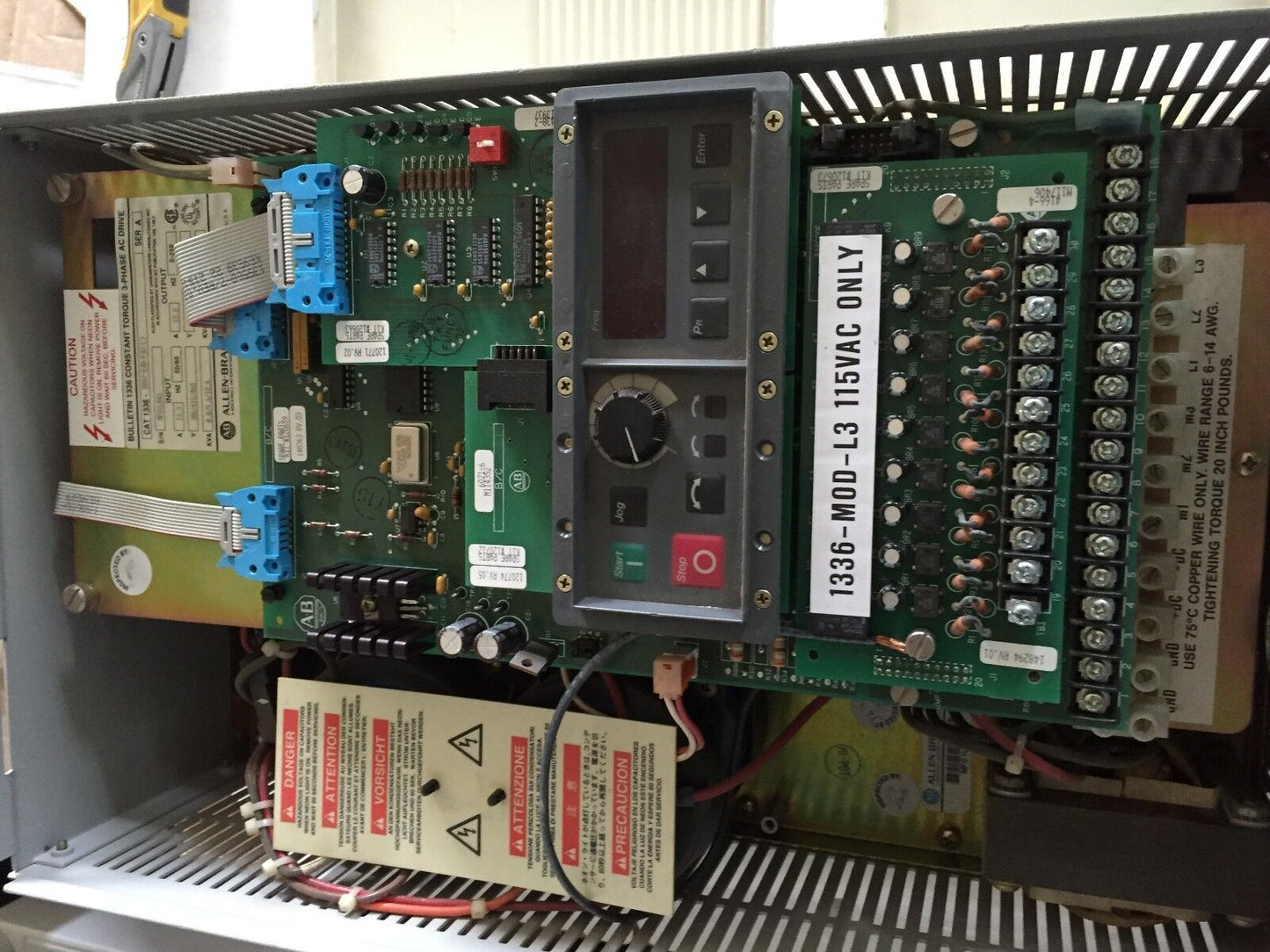 Allen Bradley 1336-B007-Ead-Fa2-L3,13.3A,1336-Mod-L3,148363,120771 Ac Drive,Su