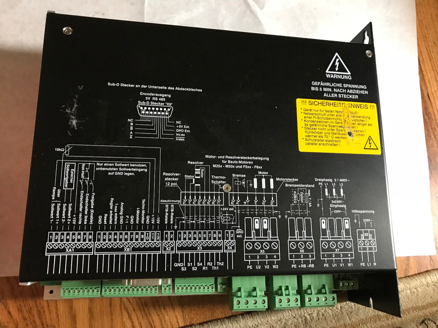 New Bautz Dsk 12 Servo Drive,Bautz Type Dsk 12,Room5