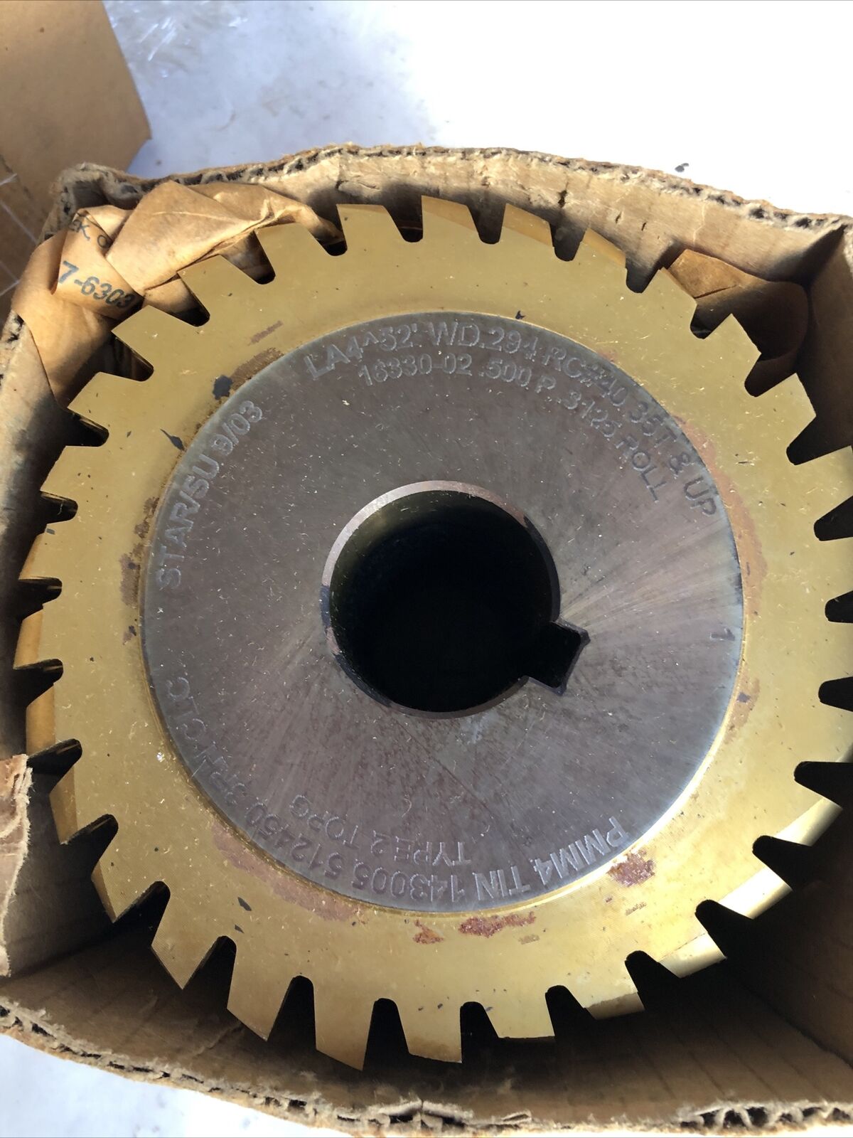 Star Su 9/03,Pmm4 Tin 143005 512450 3Rh Clc,La4 52 Wd294,Gear Hob,Type2 Topg,Ff