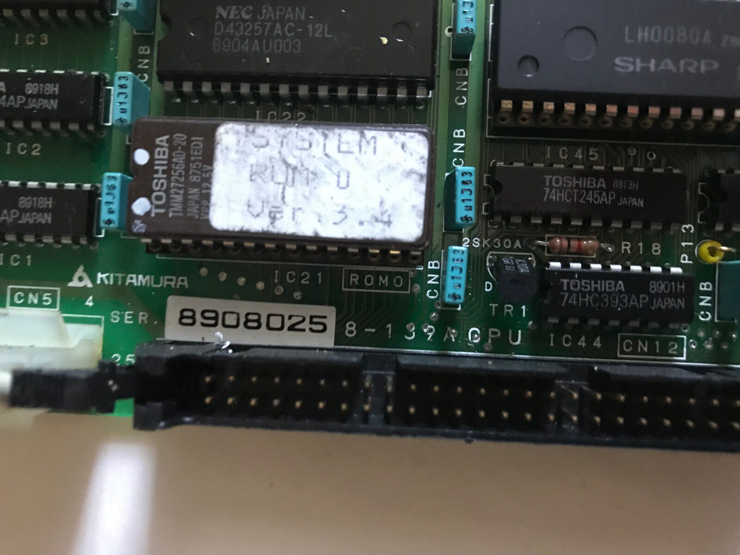 Kitamura Vmc 8-139Acpu,Kitamur 8139A 0102 Plc Control,Kitamura 8-139A Board,Su