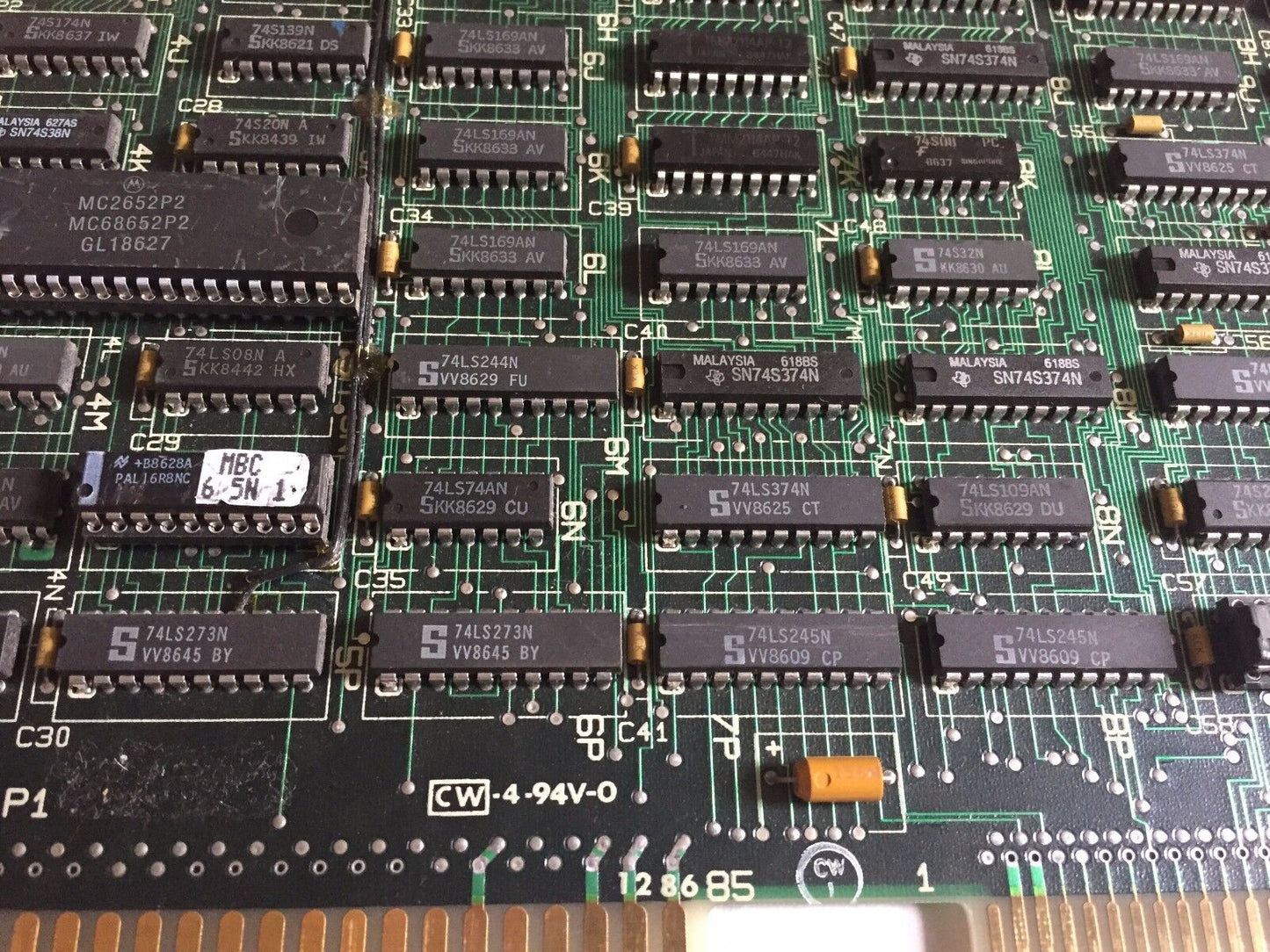Westinghouse 7379A92,7379A92g02,7379A92g02 Subq 4Mbc8 Board,Bl