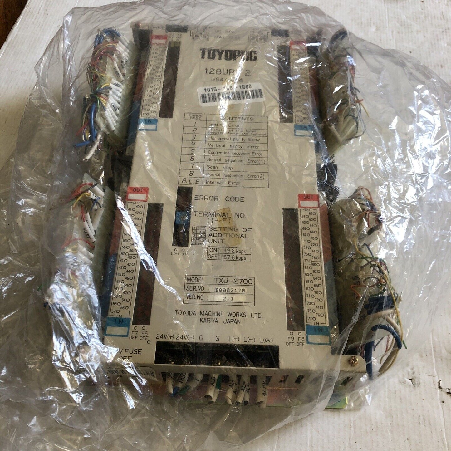 Toyoda Machine Txu-2700 Toyopuc 128Urt 2 Programming Module,Ax