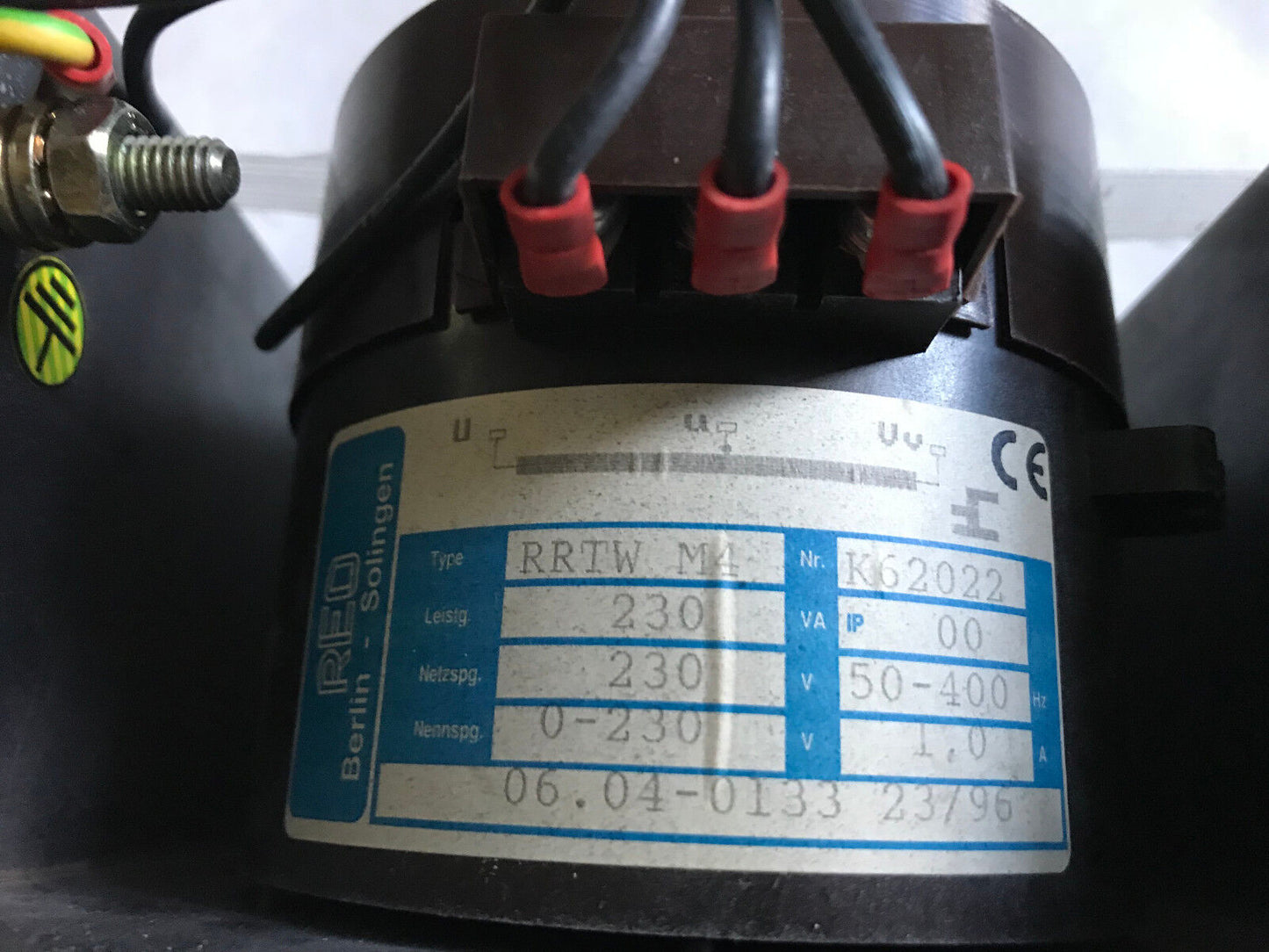 Reo Rrtwm4 Transformer Reostat 230Va 1.0Amp 50-400Hz Reo Rrtw M4 K62022 230V,Ab