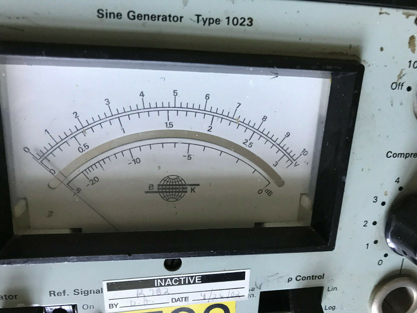 Bruel & Kjaer 1023,B&K Type 1023 Sine Generator 1023 Plc Controller,Ah