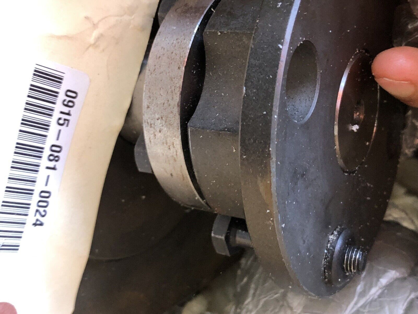 Fanuc M-319052 Dc Servo Motor, Shaft Diameter: 1-3/8" ,83.7,012,2500M,Hj