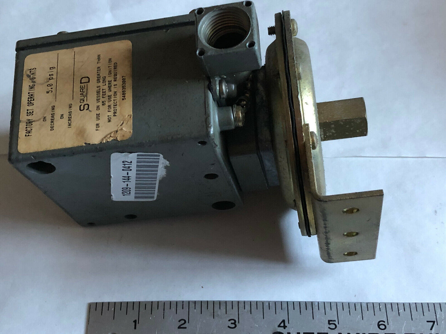 New Square-D 9012-Gaw-21,9012 Gaw-21 Industrial Pressure Switch,2-10 Psi,Se