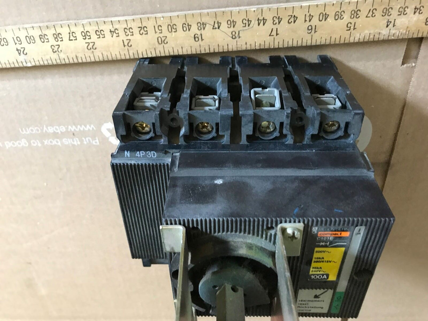 Merlin Gerin C101e Circuit Breaker, 100 A ,Compact C101e ,Ei