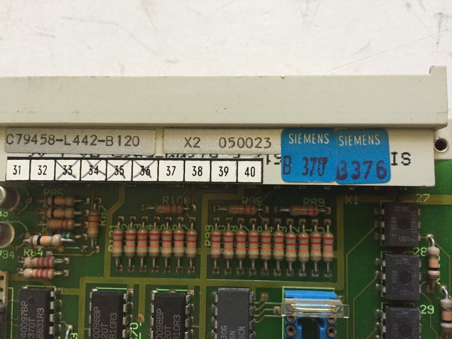 Siemens 6Ds1702-8Aa Output C79458-L442-B120 Analog Teleperm,Eg