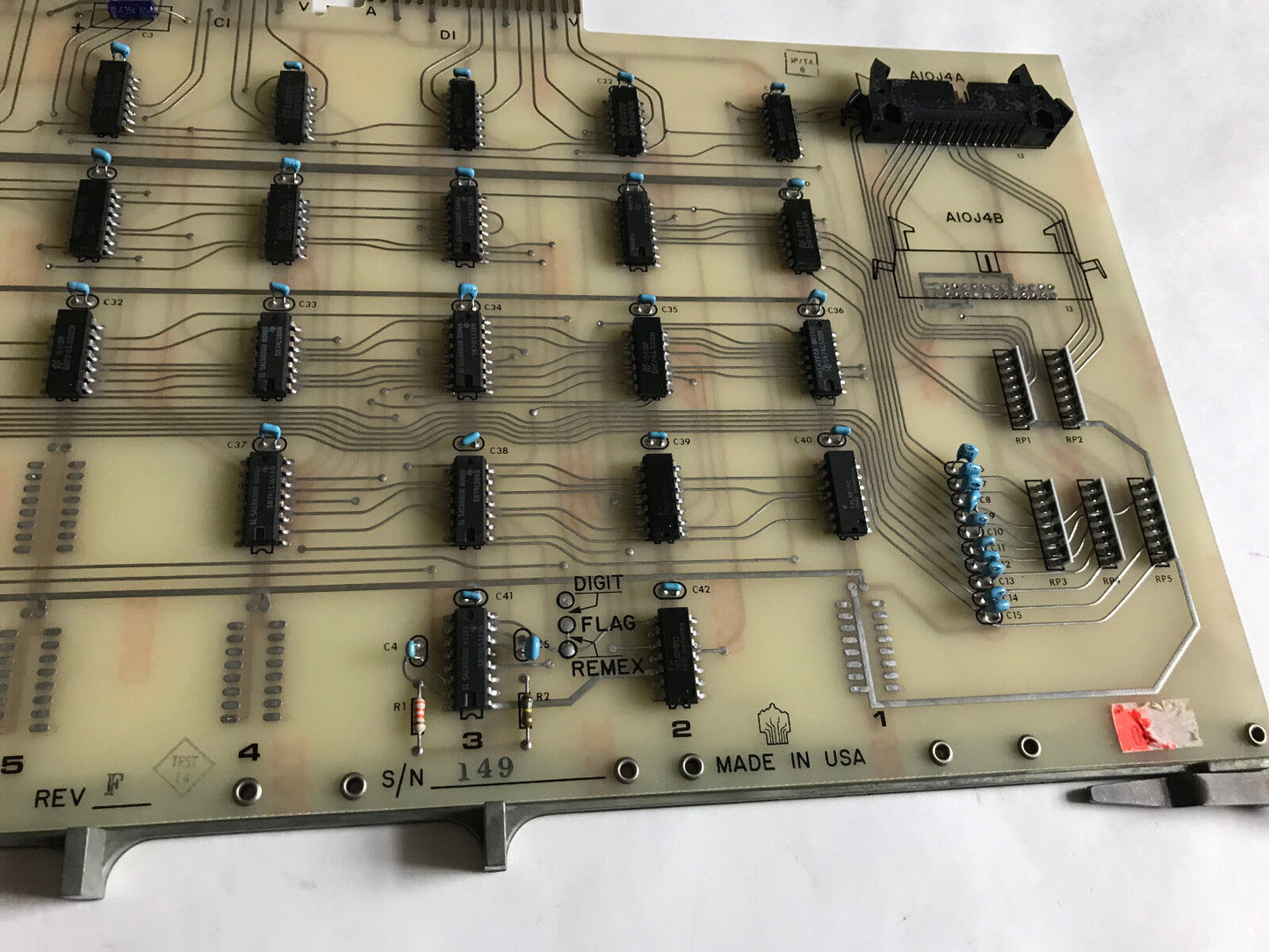 Charmilles Andrews 106613-001 Board Pcb Dual Tape Reader 106613-Oo1 Rev F,Si