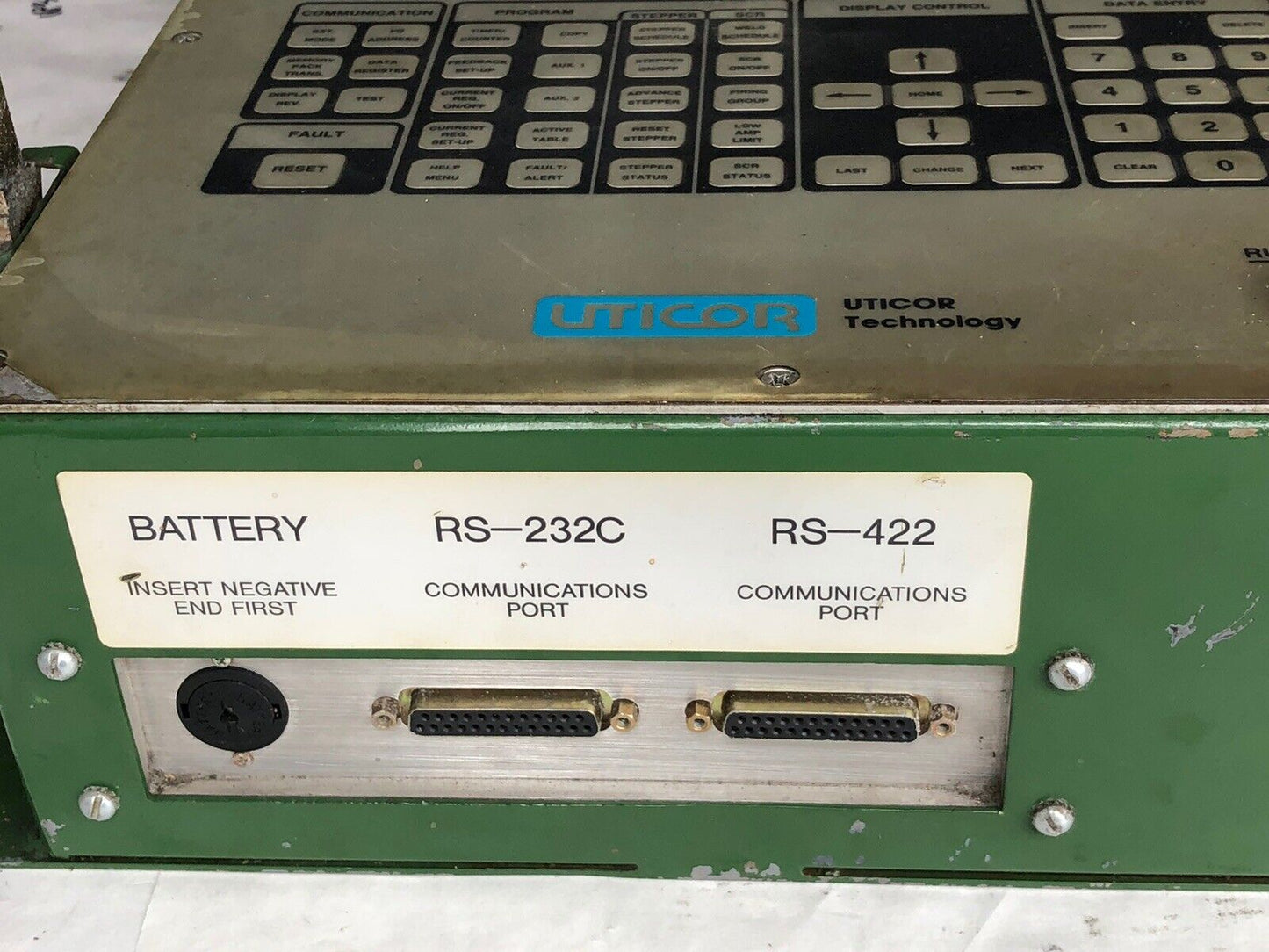 Uticor Technology 58273 Controller,Rs-232C,Rs-422,120 V,Cl