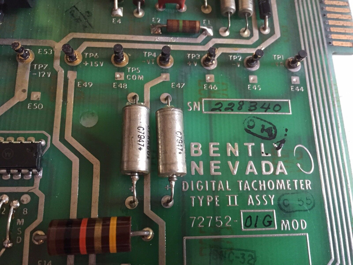 Bently Nevada 72752-01G,Digital Tachometer 72751 03 04 13 00 01 1,72111-01,Ee