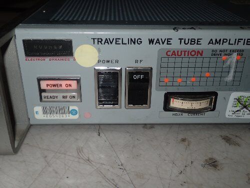 Hughes 1177H03f000 Traveling Wave Tube Amplifier 1177,8.0-12.4 Ghz At 10,120V,Bg
