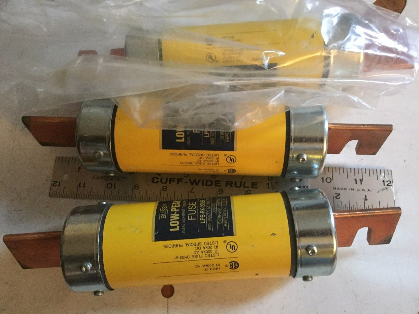 New Buss Lps-Rk-225Sp Bussmannrk1 Fuse 225-Amp Low-Peak Cooper 600Vac 300Vdc,Aa