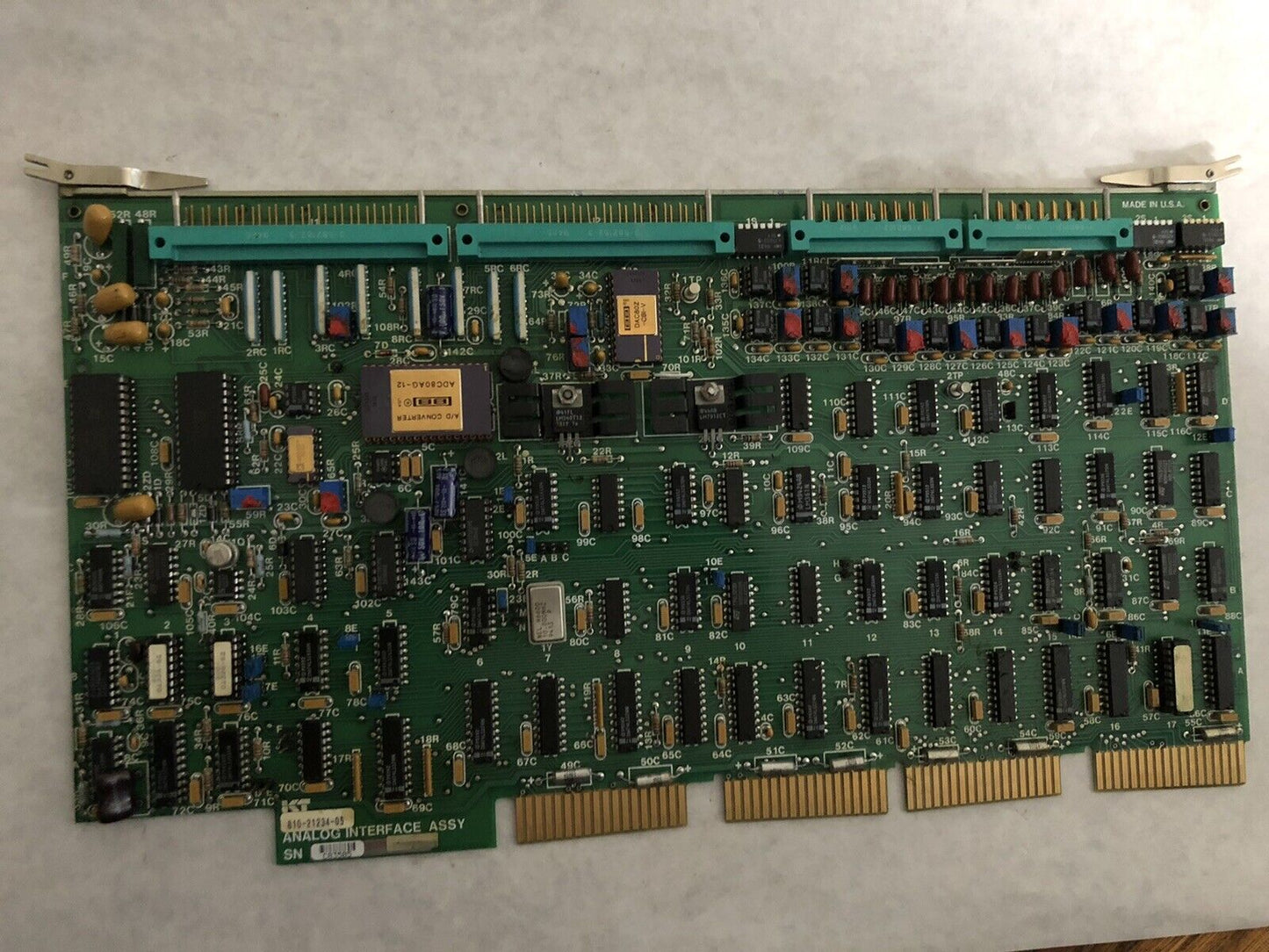 Kt Kearney & Trecker 810-21234-05,Spe-156 Analog Interface Board,Kt 1-21234,Di