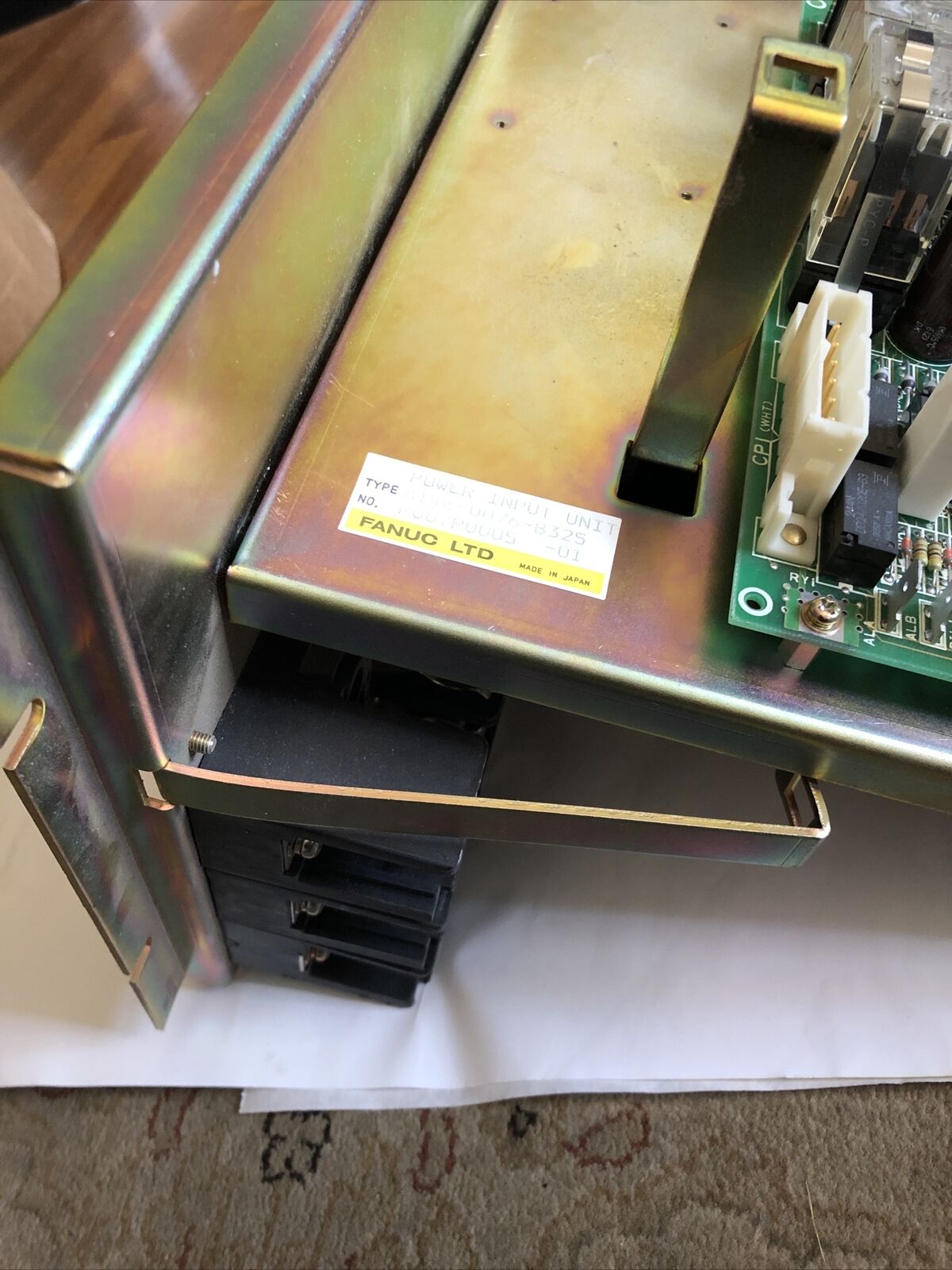 Fanuc A14b-0076-B325 01 Power Input Unit , P007p0005,Hitachi H20, Ec