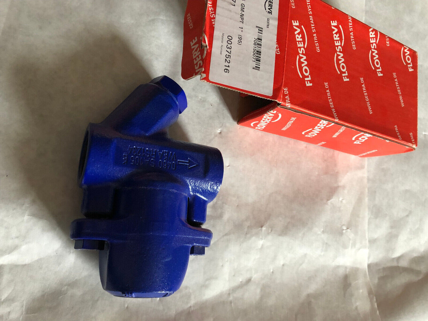 1" Flowserve Bk 45 Dn 25 1" Cl 300 Thermostatic Steam Trap,Gestra 10460 A105,Ao