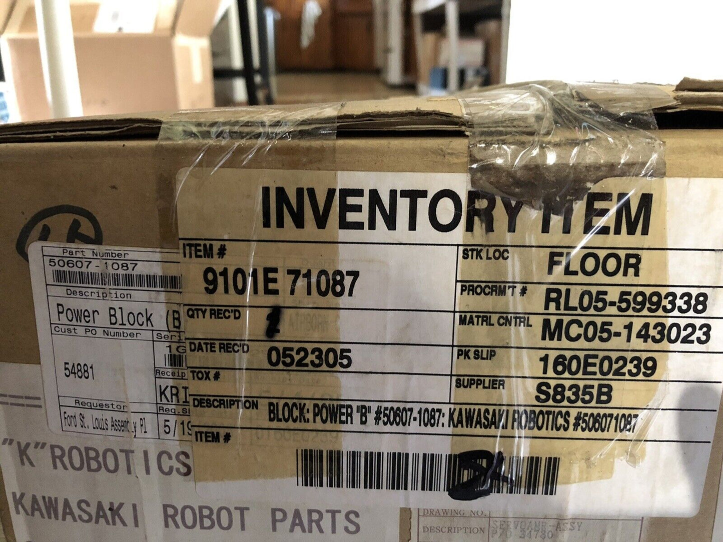 New Kawasaki 50607-1087R00 Robot Servo Drive Power Block Htc005/01 3001,Ar