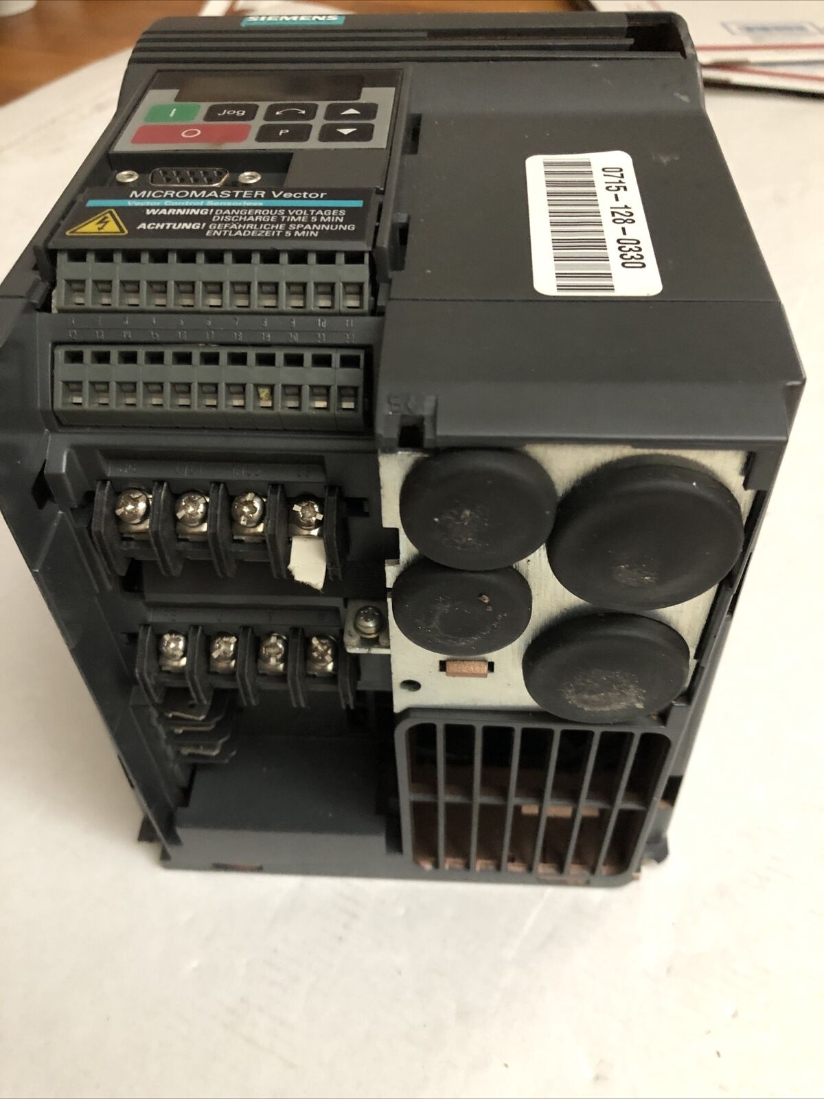 Siemens 6Se3215-2Cb40,6Se32152cb40 Micromaster Vector Drive,1.5 Hp,3Ph,230V,Cy