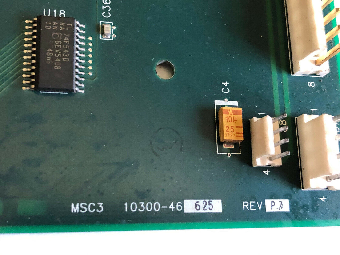 Adept Msc3 10300-46625 Cnc Mass Storage Controller 10300-46 625 Rev P7,Cf,Cd,Bo