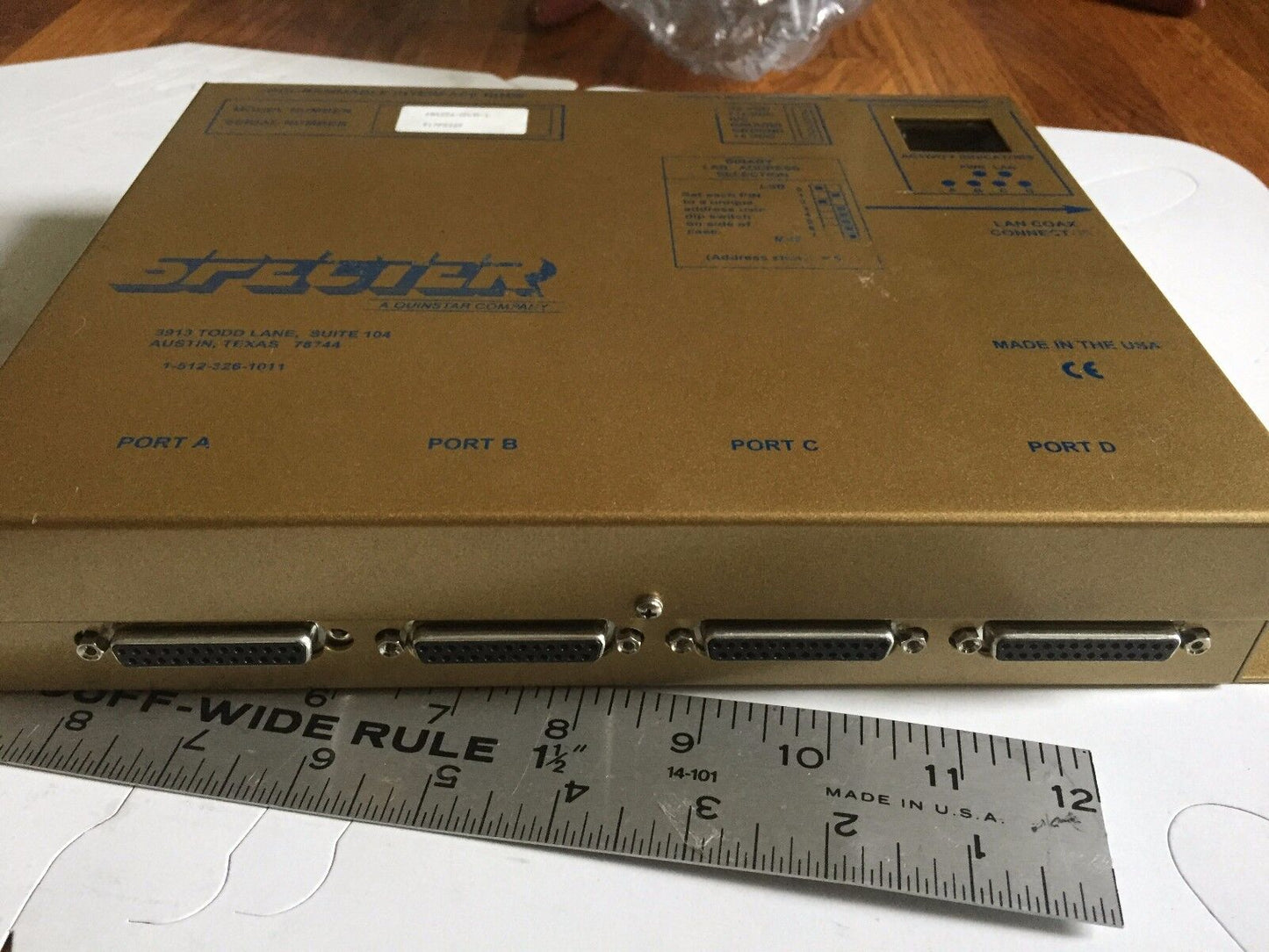 Specter 68A256-Cm/M-1 Programmable Interface Node 68A256cmm1,Es