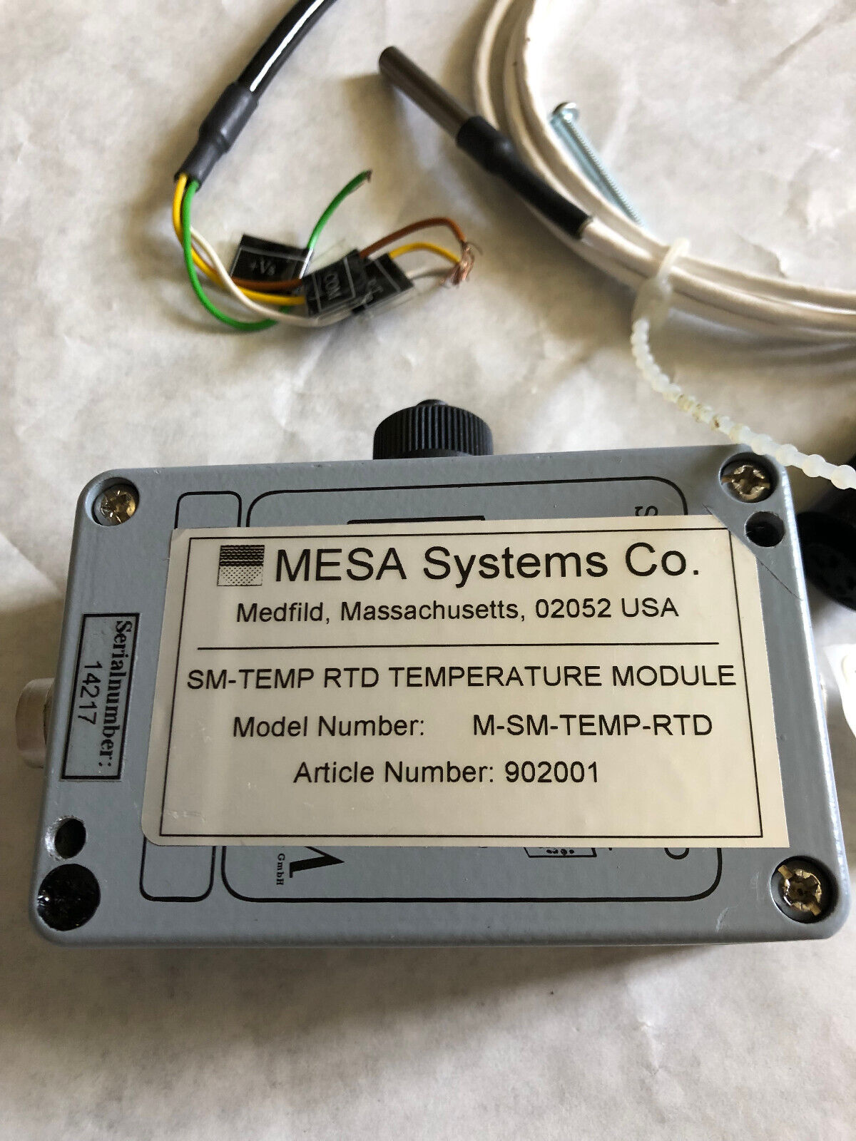 Mesa Systems M-Sm-Temp-Rtd Temperature Sensor,Sm-Temp Rtd Temperature Module,An