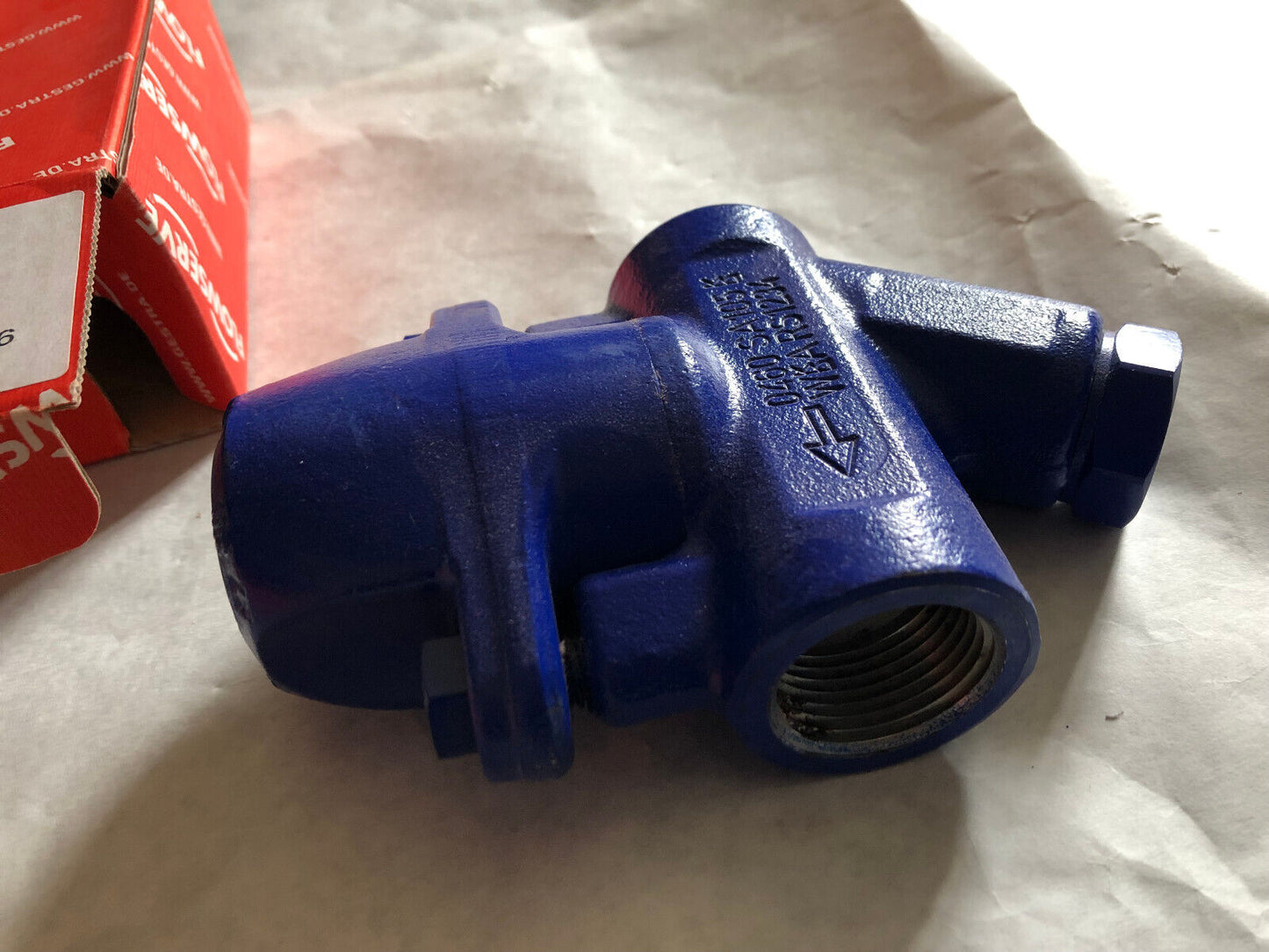 1" Flowserve Bk 45 Dn 25 1" Cl 300 Thermostatic Steam Trap,Gestra 10460 A105,Ao