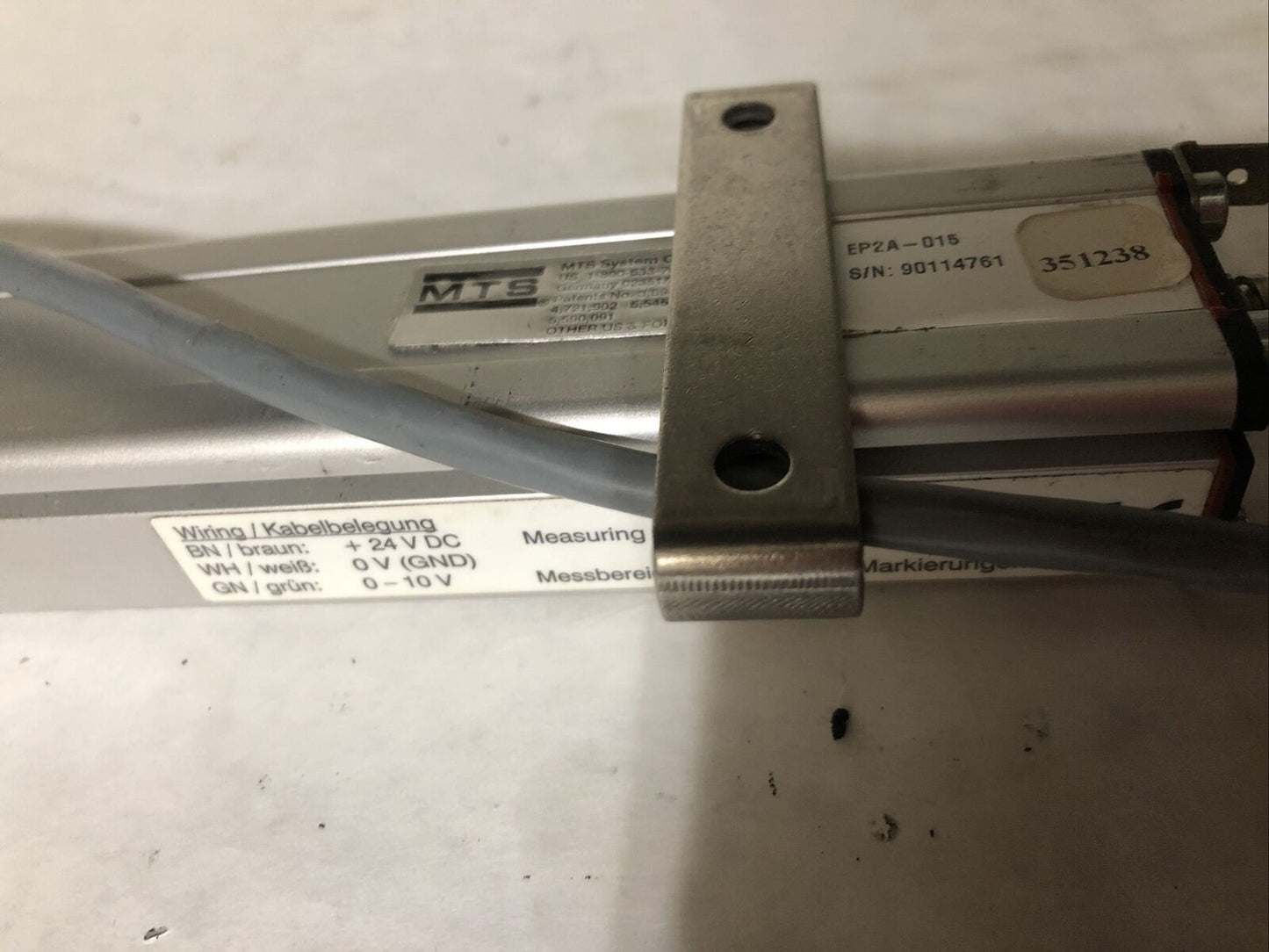 Mts Ep2a-015 Temposonic Linear Displacement Analog Output Transducer,Fi