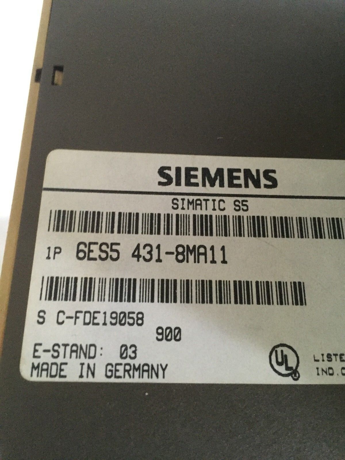 Siemens S5-100U,6Es5 102-8Ma02,431-8Ma11,451-8Mr12, Cpu102 Plc Unit,Bh
